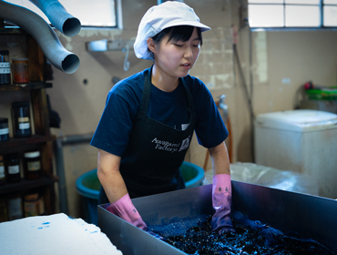 染色 中本知汐さん