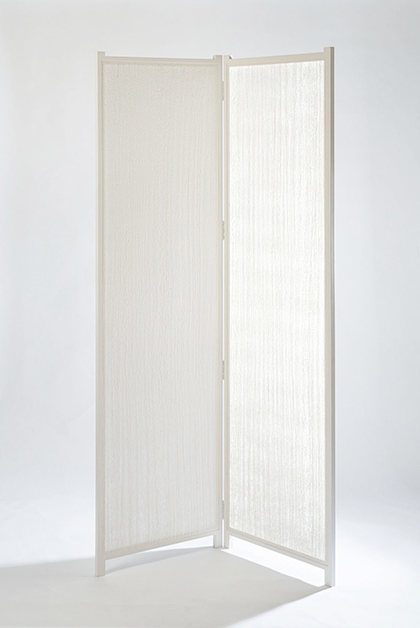和紙パーテーション　流水/白
