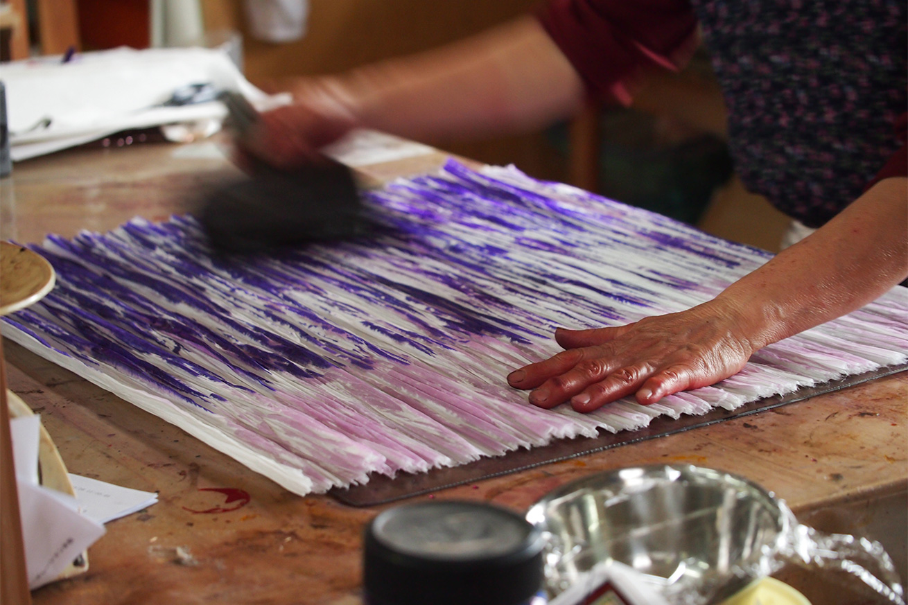 手染めの技術